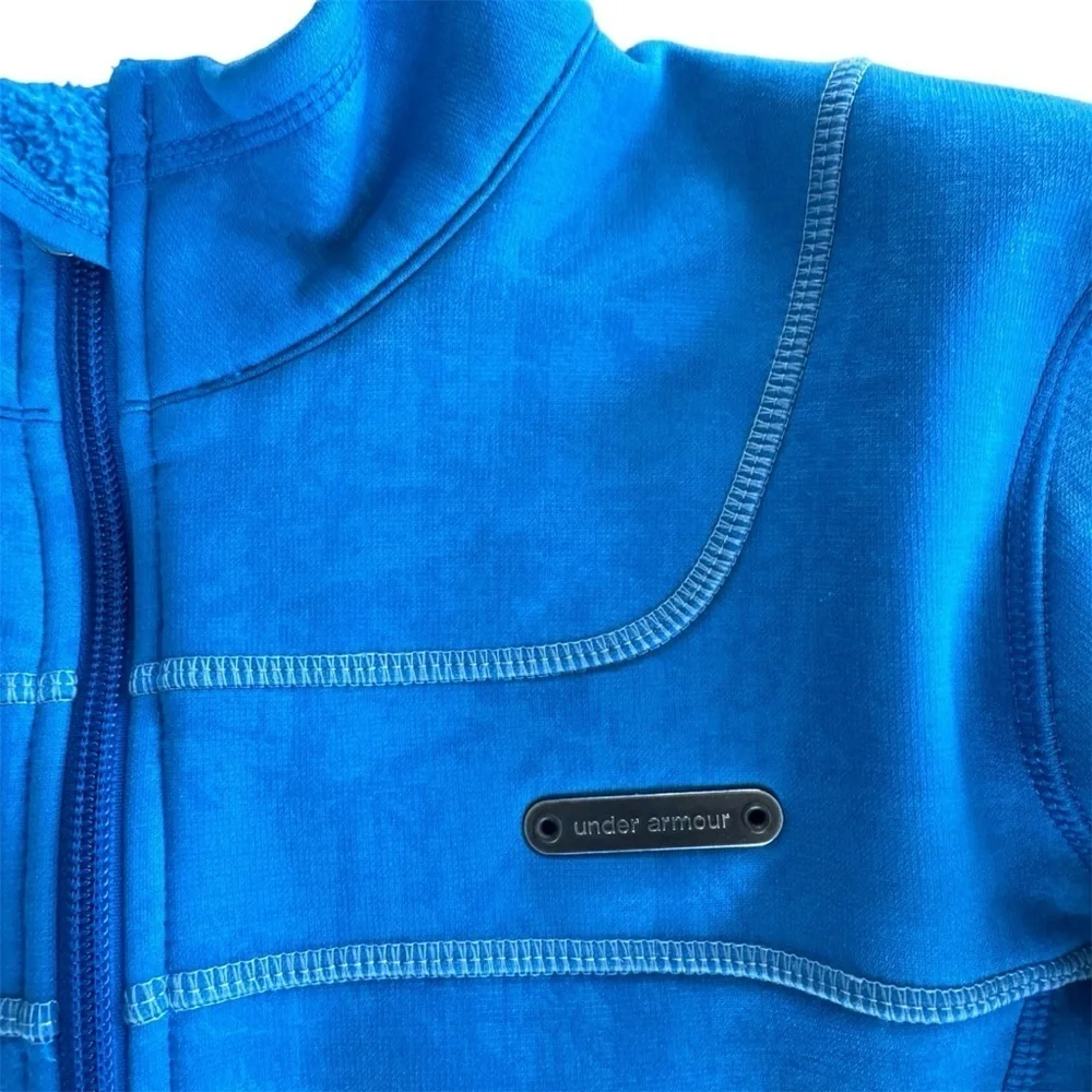 Under Armour athletic jacket full zip size M in blue